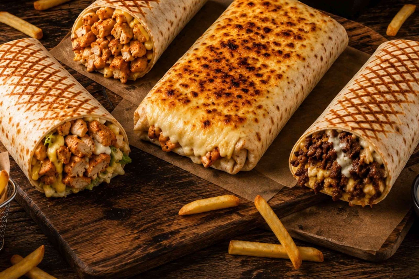 Tacos à la sauce fromagère