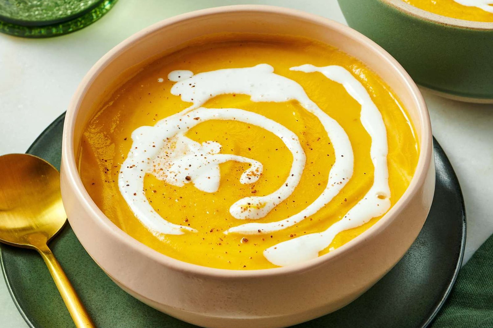 Velouté de pois chiches au cumin